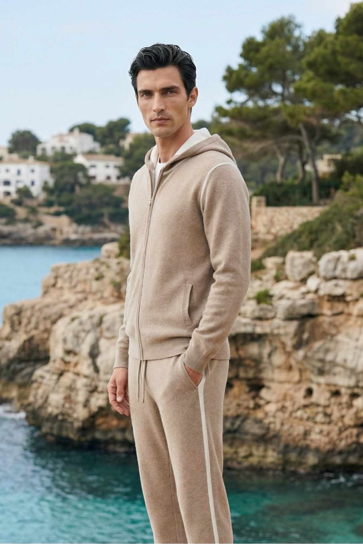 Leonis Cashmere Set Beige