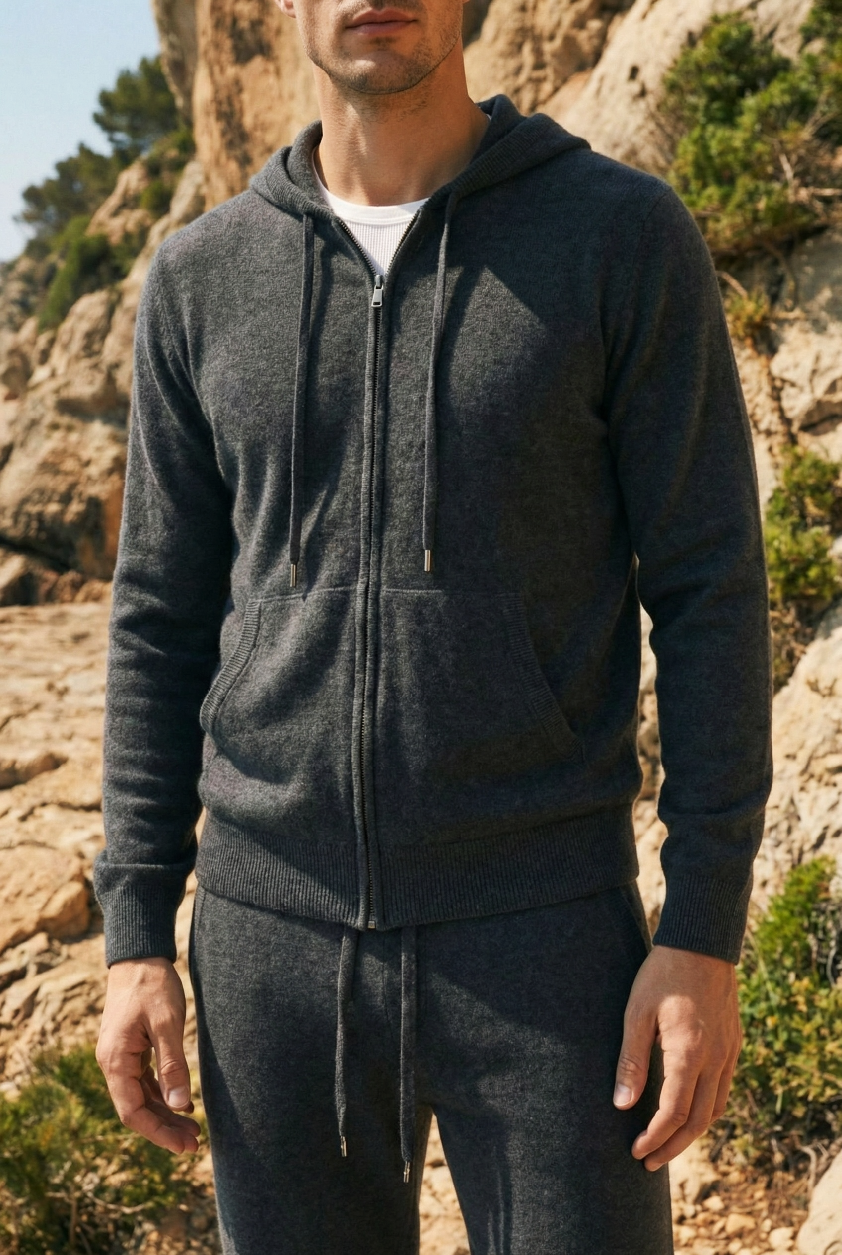 Ariello Cashmere Set Grey