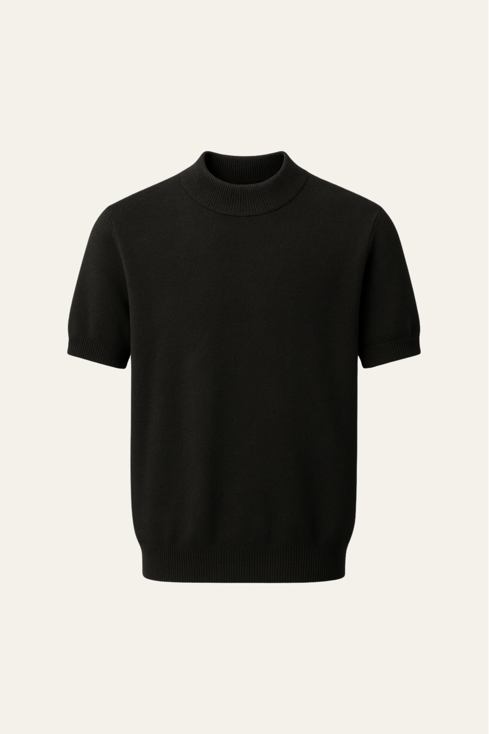 Lucerio Cashmere T-Shirt Black
