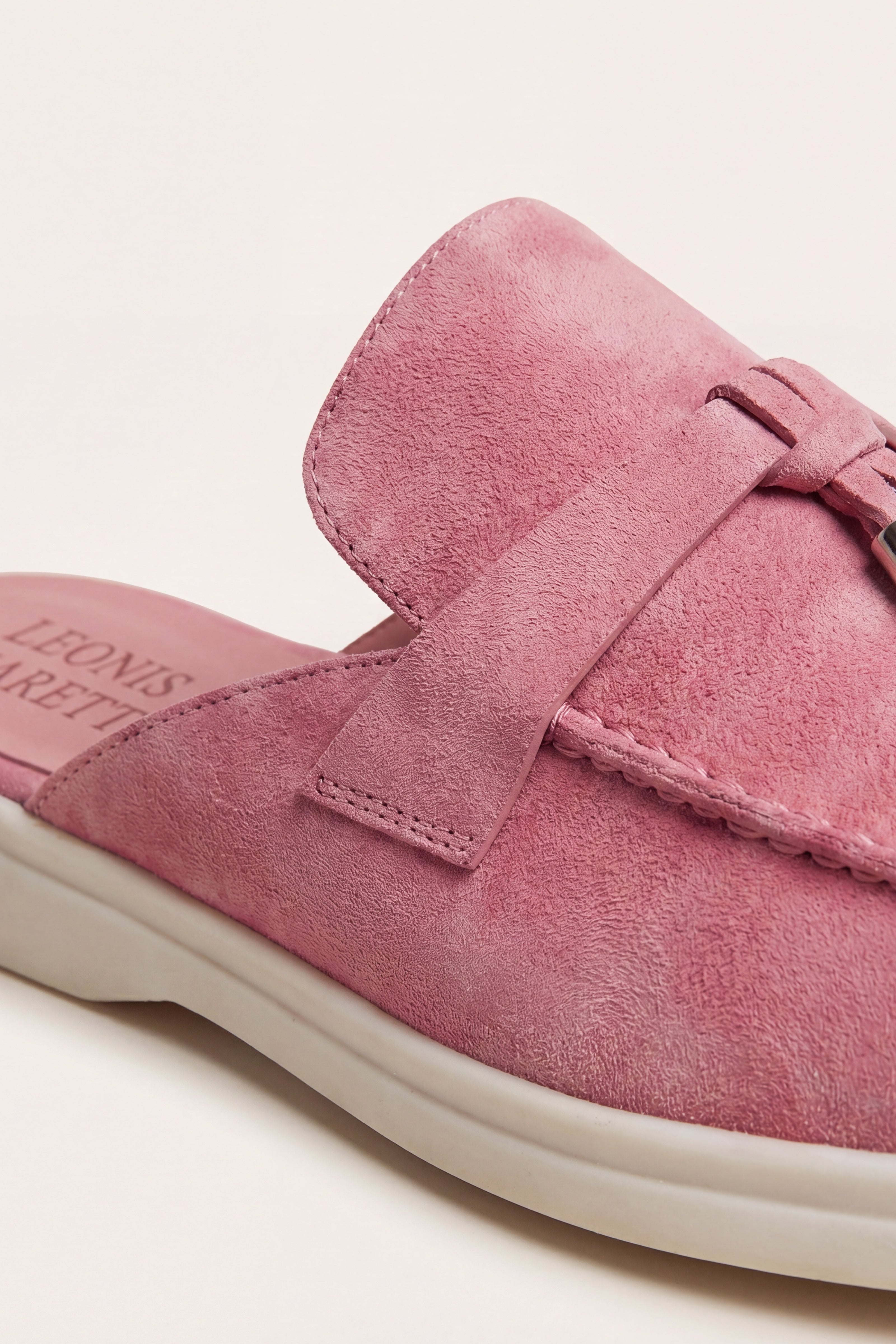 Maretti Buckle Mule Pink