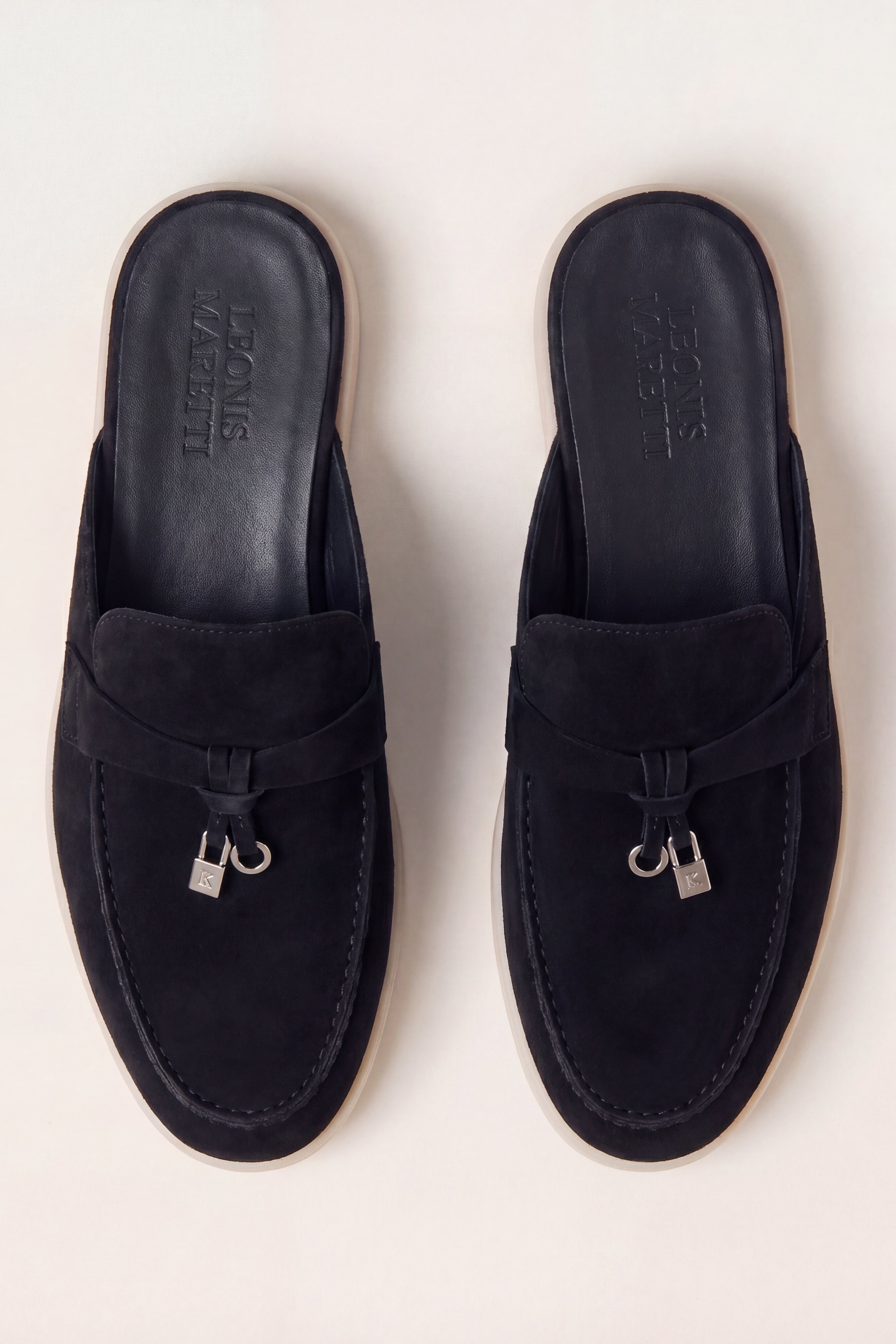 Maretti Buckle Mule Black