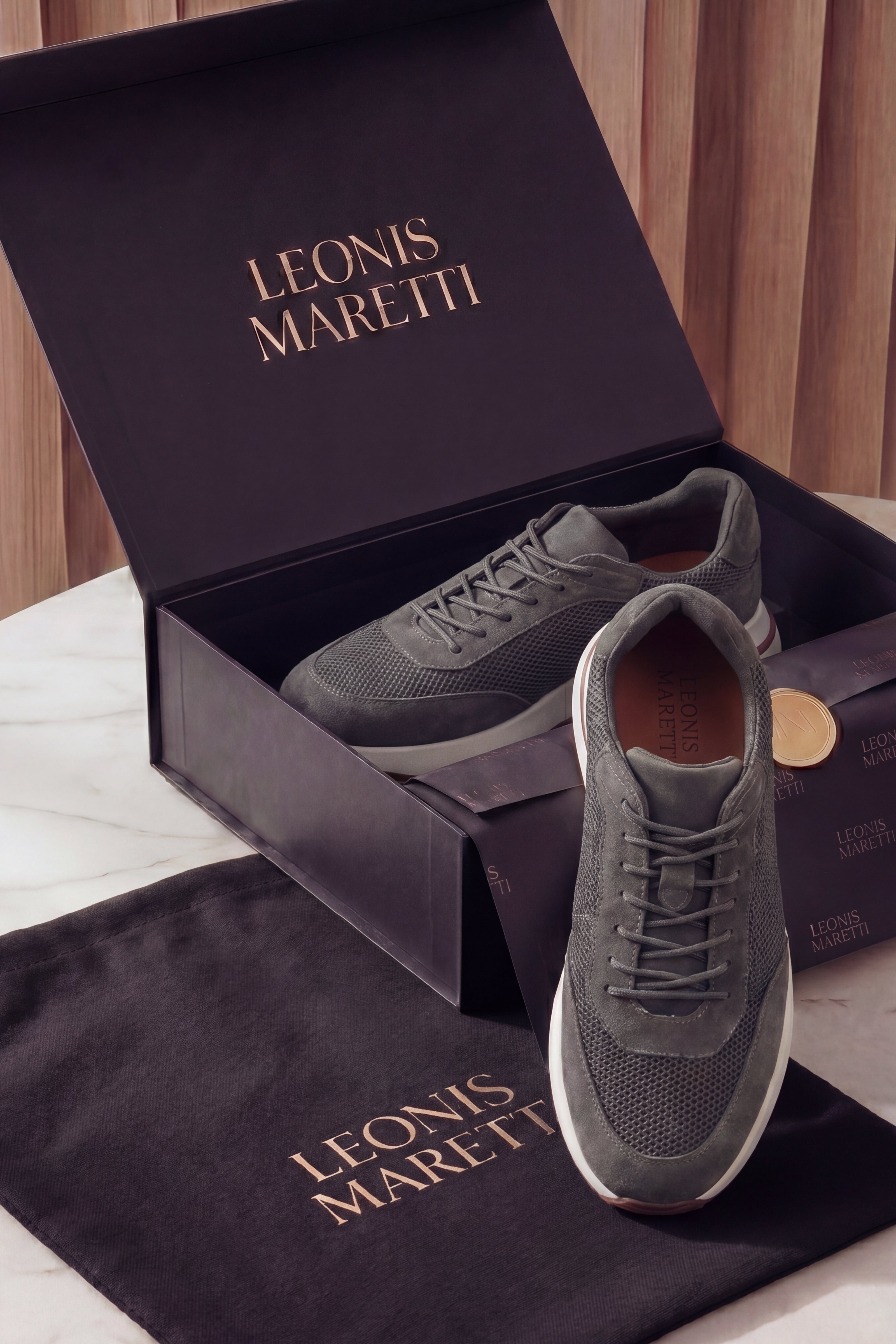 Rivaro Mesh Sneaker Dark Grey