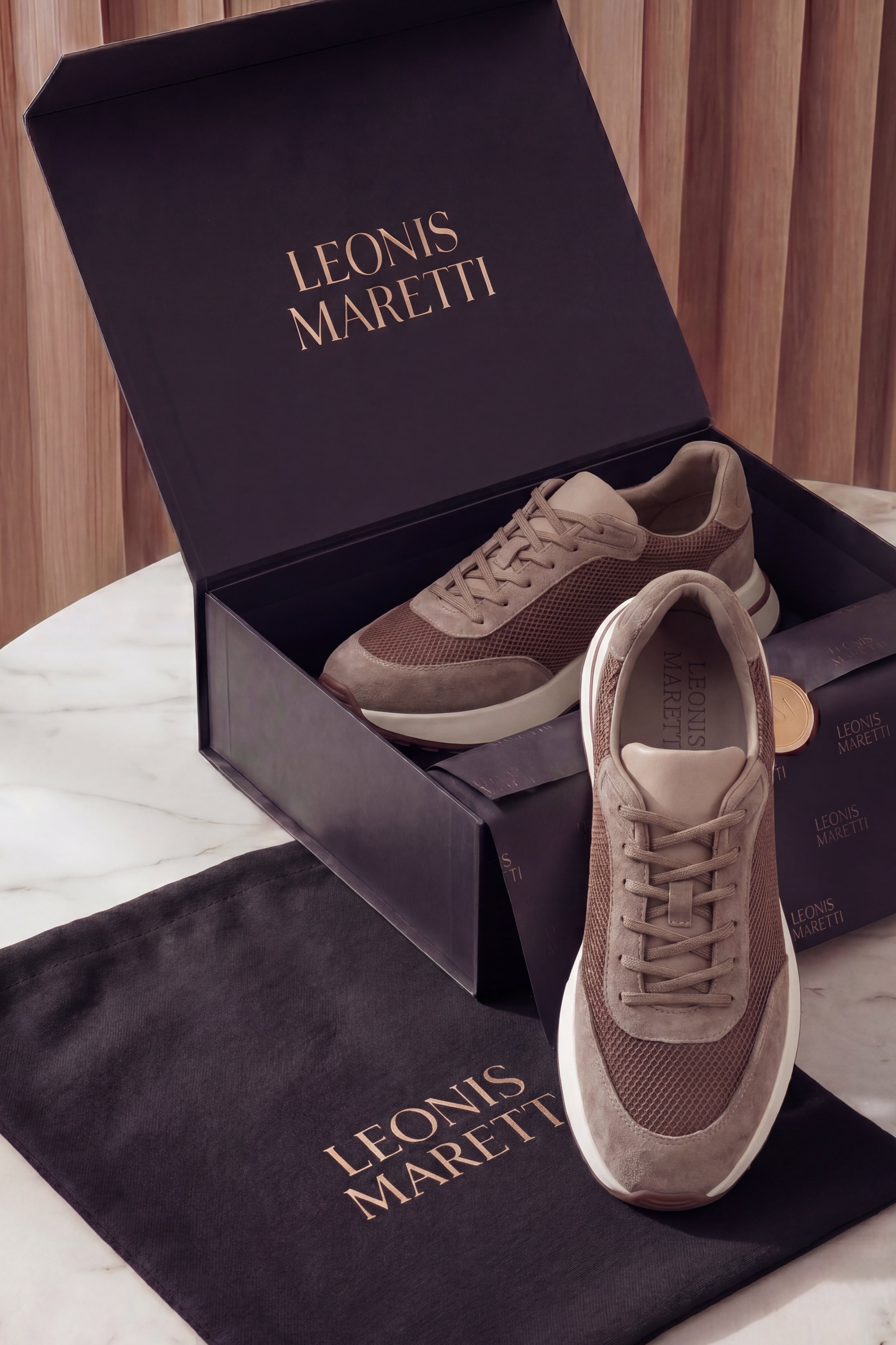 Rivaro Mesh Sneaker Brown