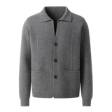 Valero Cashmere Cardigan Graphite