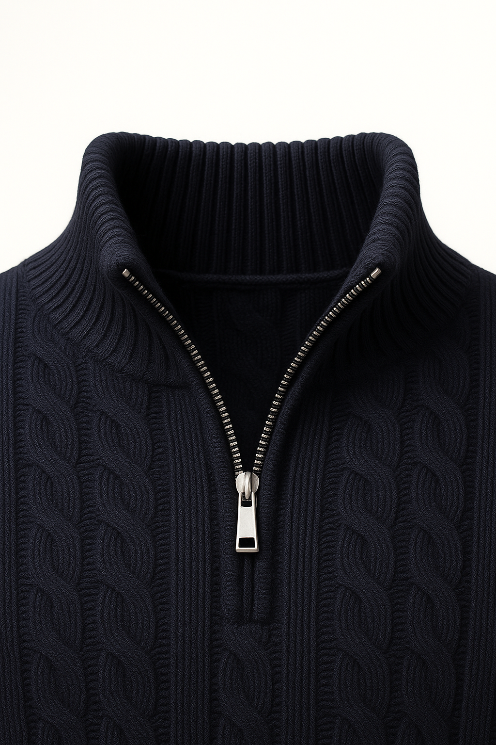 Medici Cable Knit Navy