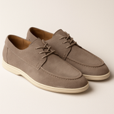 Maretti Suede Lace Shoes Beige