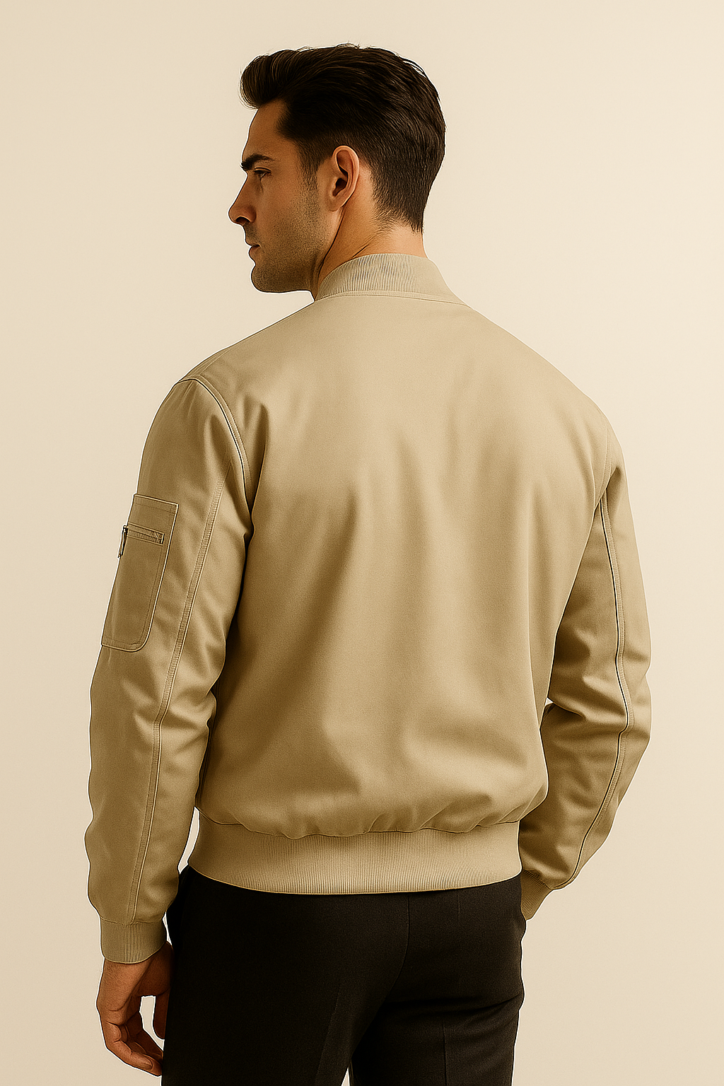 Tavern Bomber Jacket Cream