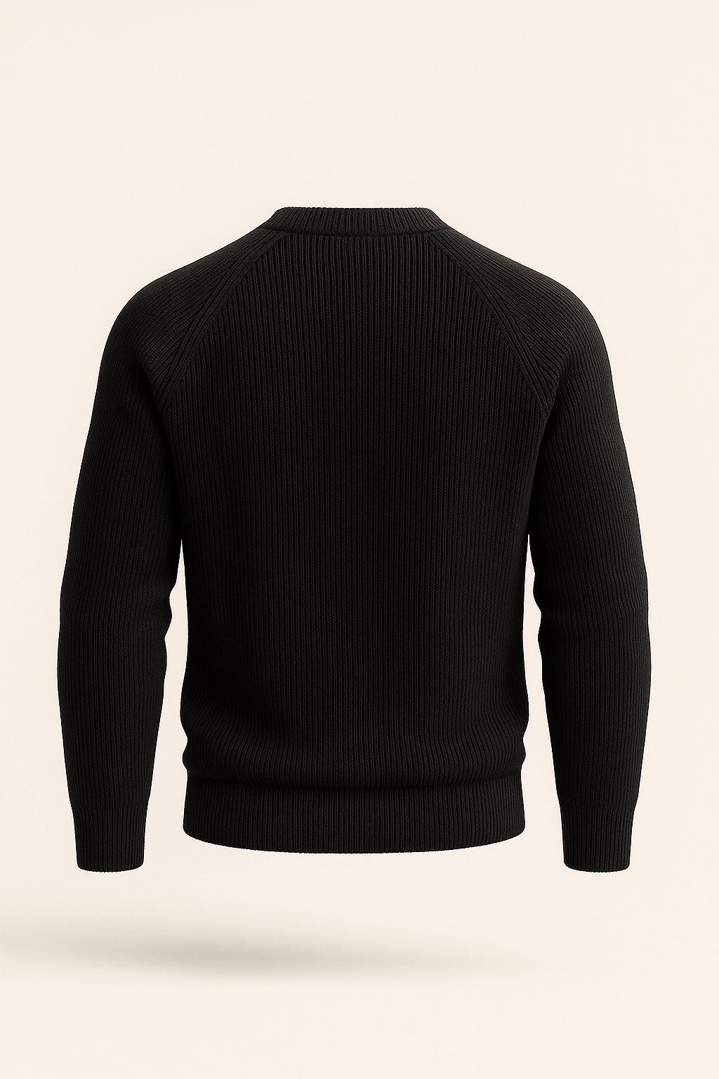 Ravello Wool Crewneck Black