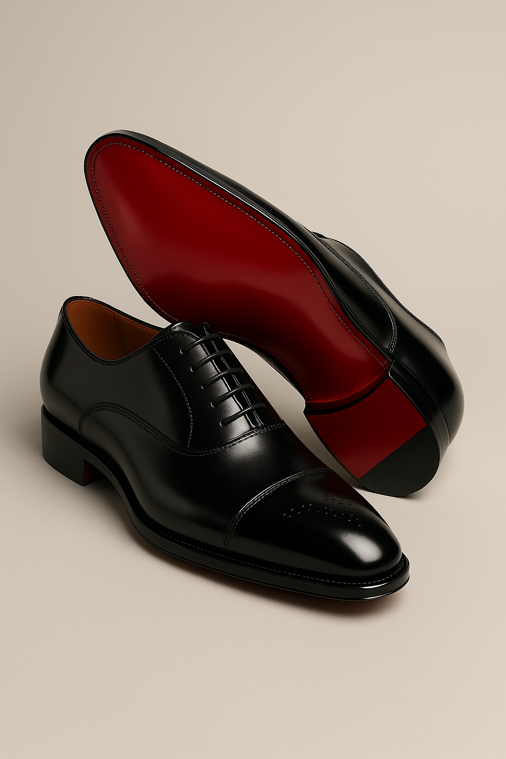 Sartori Polished Leather Oxford Black