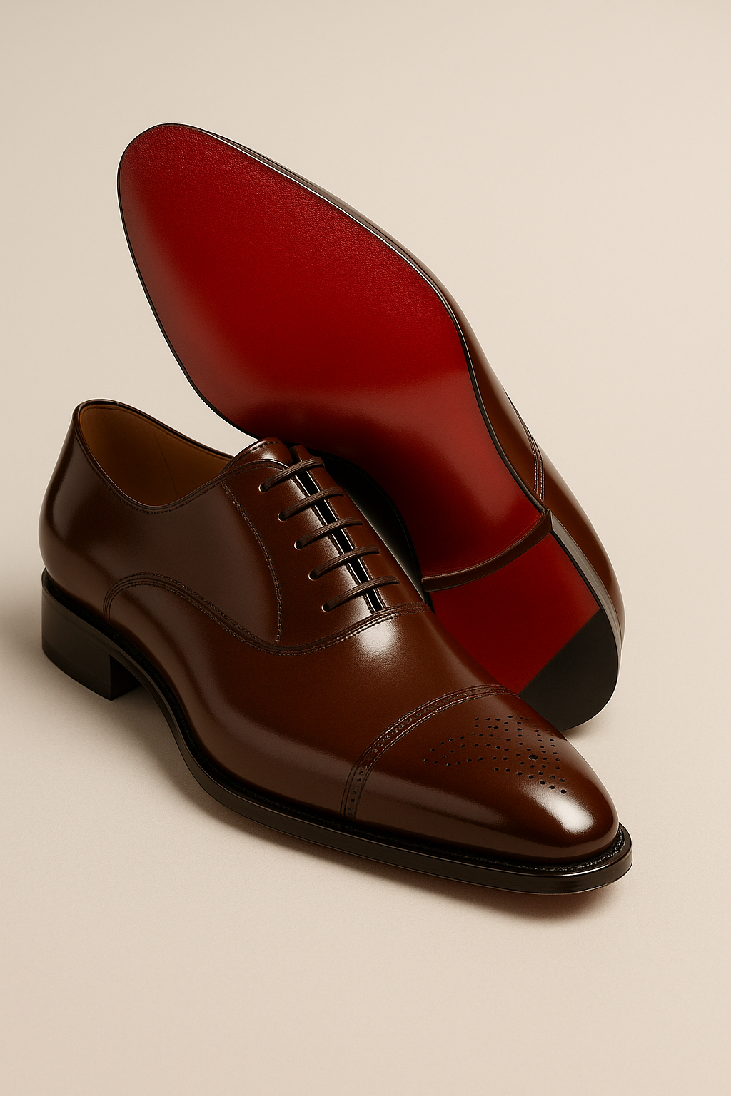 Sartori Polished Leather Oxford Brown