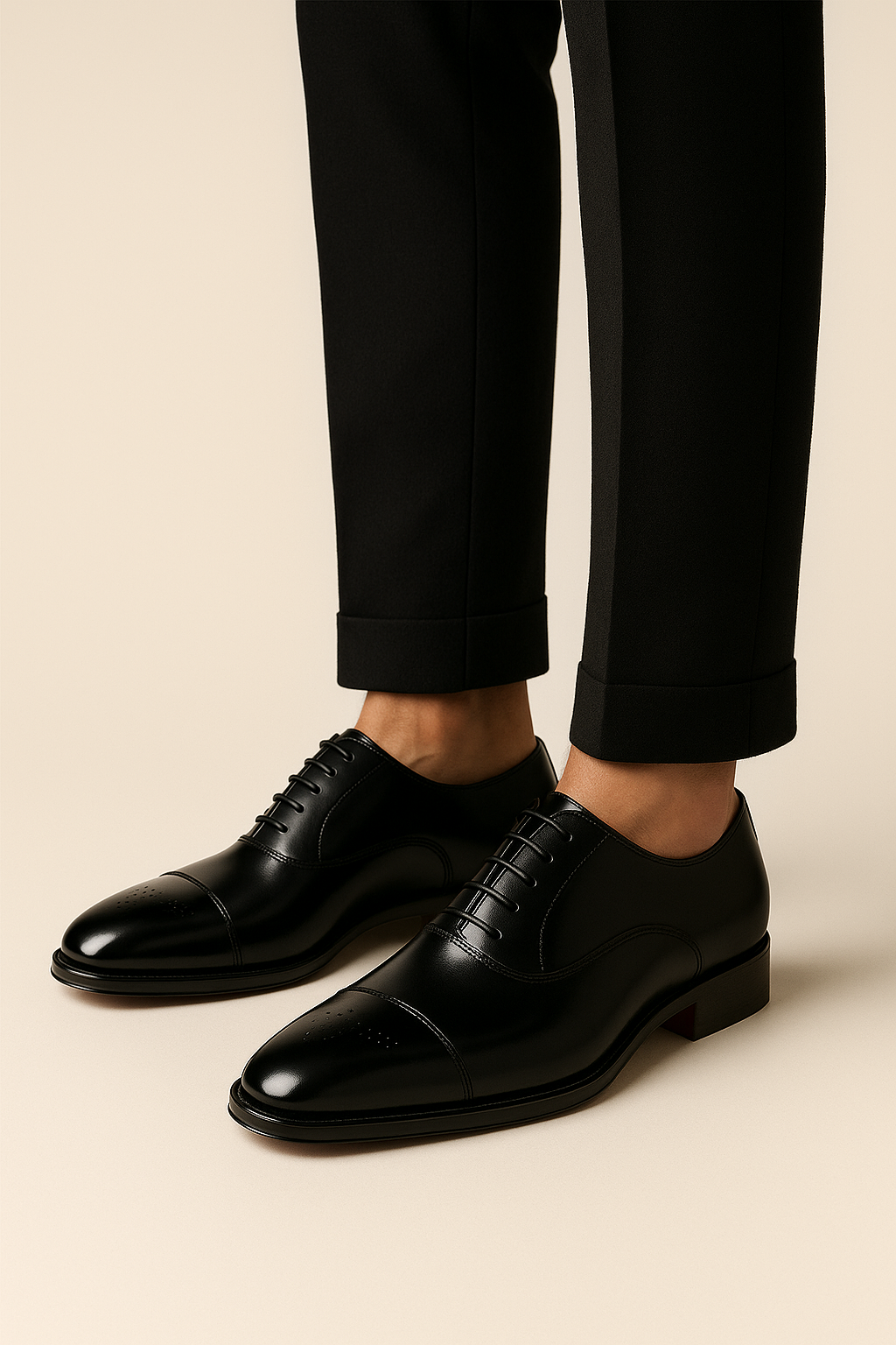 Sartori Polished Leather Oxford Black