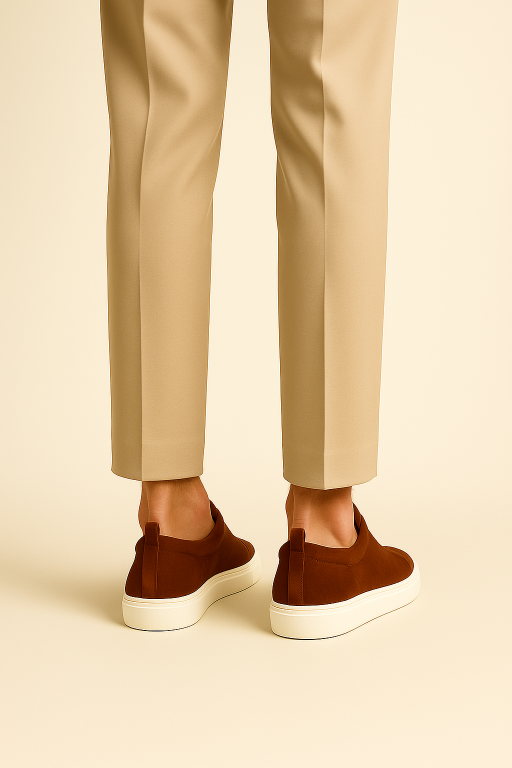 LeoMar V1 Suede Slip-On Brown