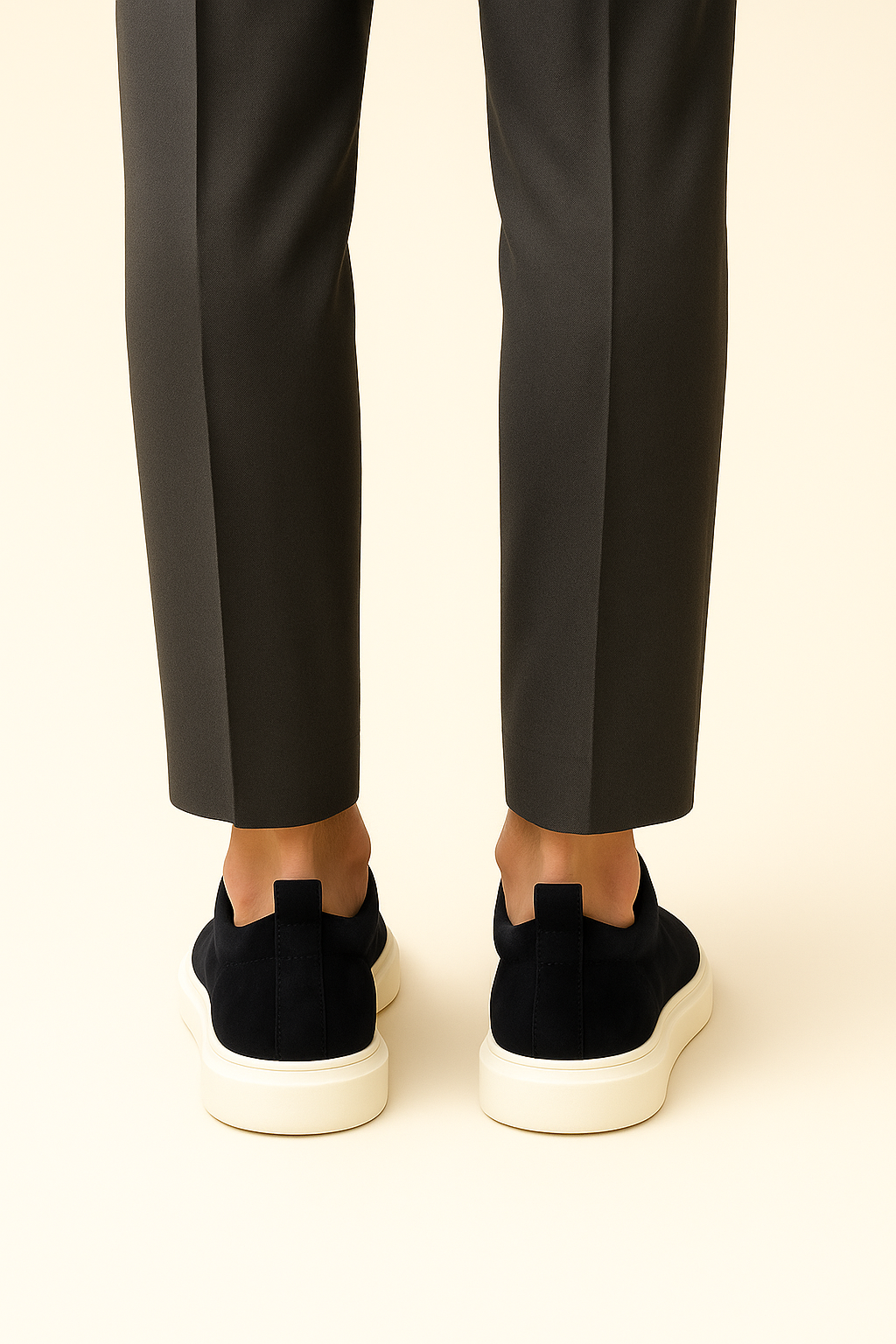 LeoMar V1 Suede Slip-On Navy