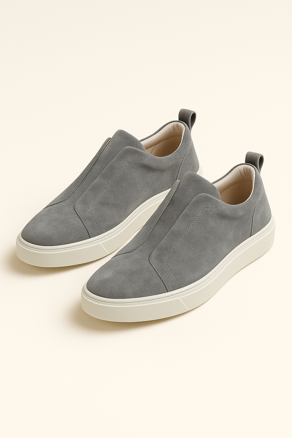 LeoMar V1 Suede Slip-On Grey