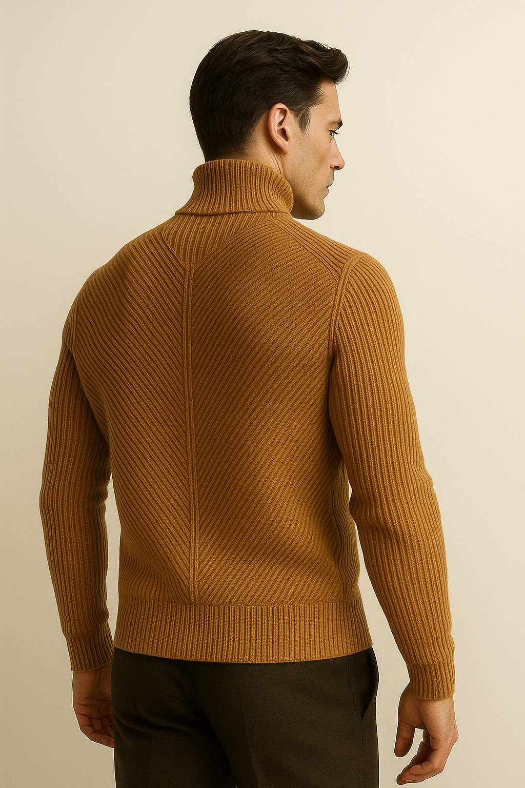 Montari Merino Wool Knit Camel
