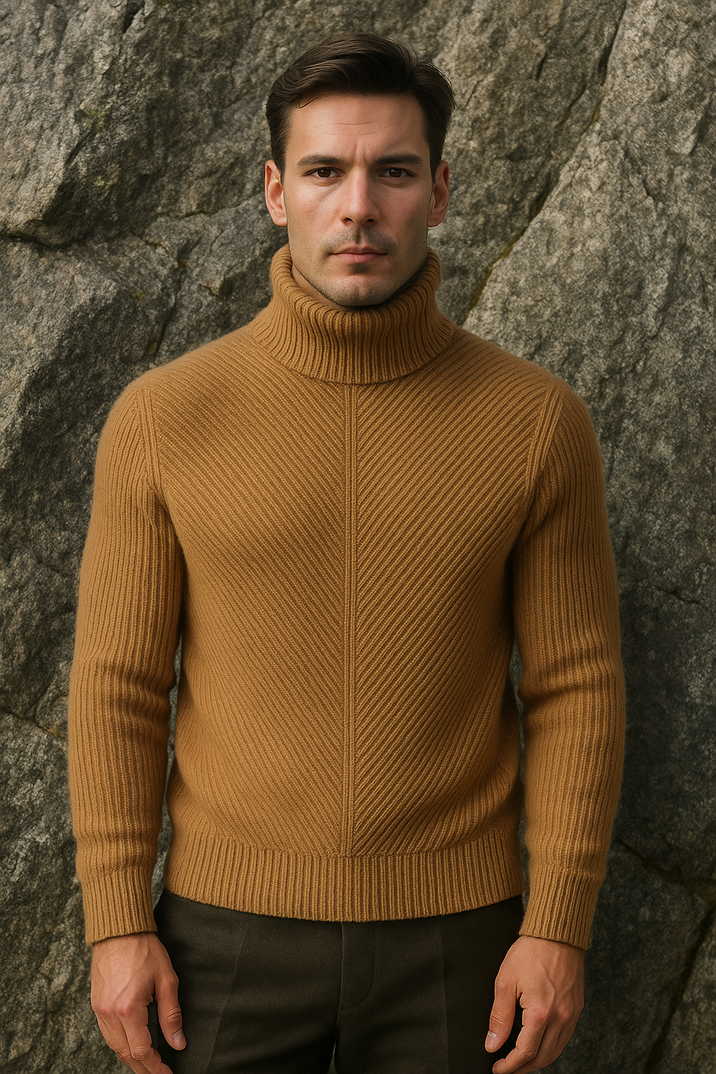 Montari Merino Wool Knit Camel