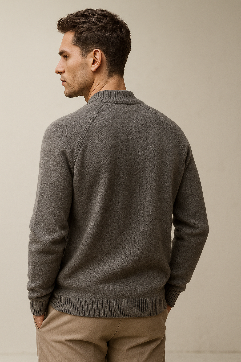Arento Merino Cardigan Grey