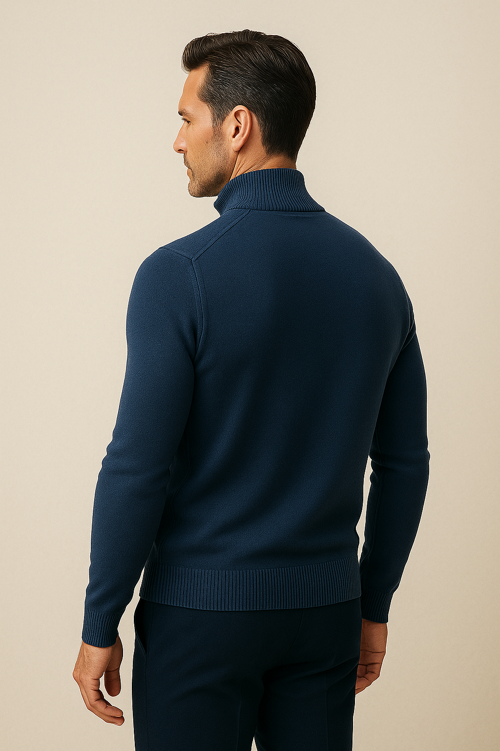 Varelli Quarter-Zip Dark Blue