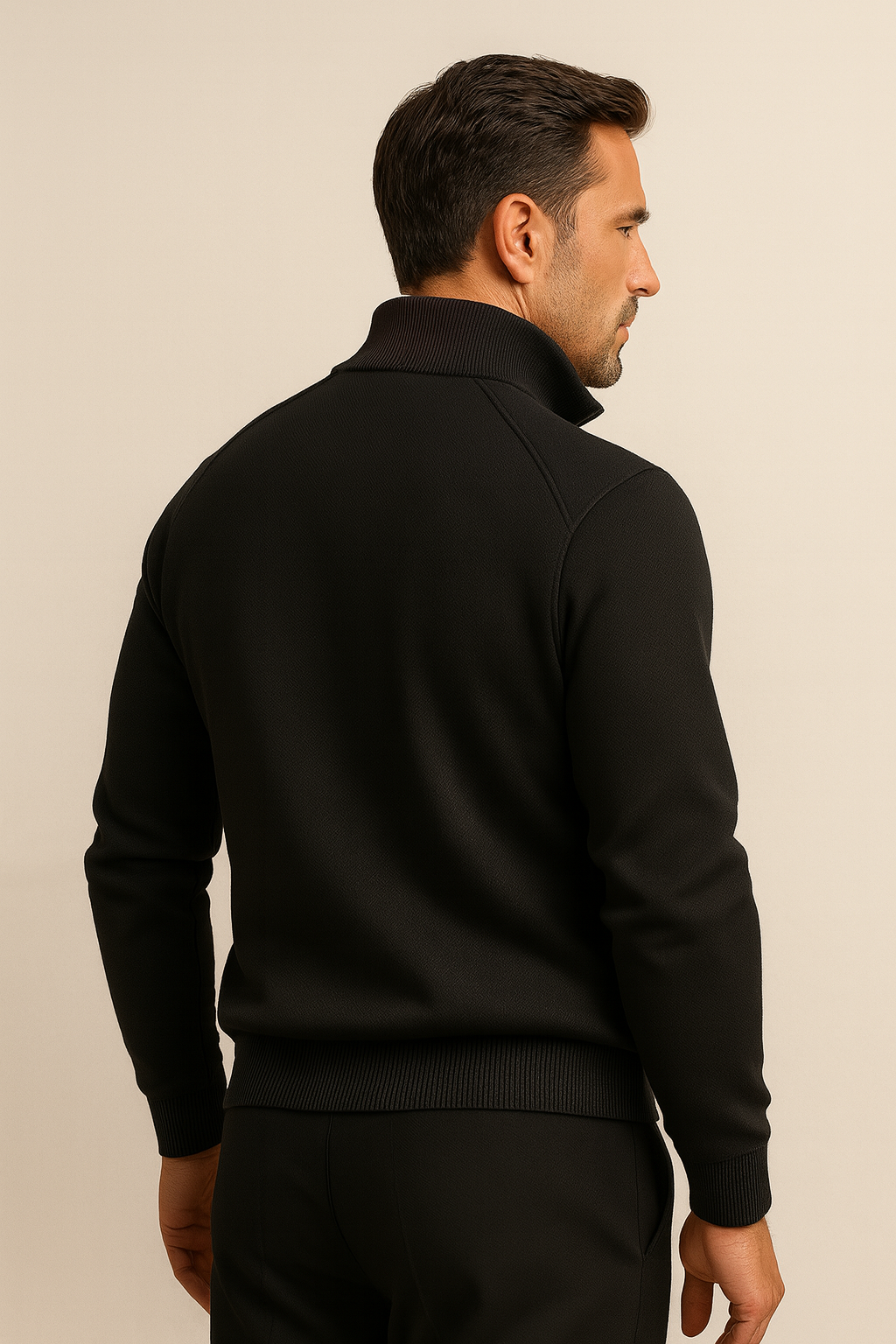 Lusaro Quarter-Zip Black