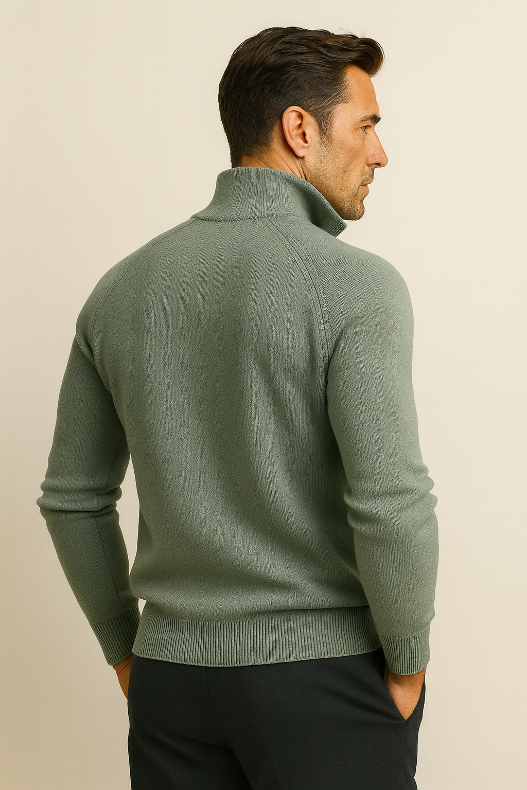 Lusaro Quarter-Zip Lake Blue