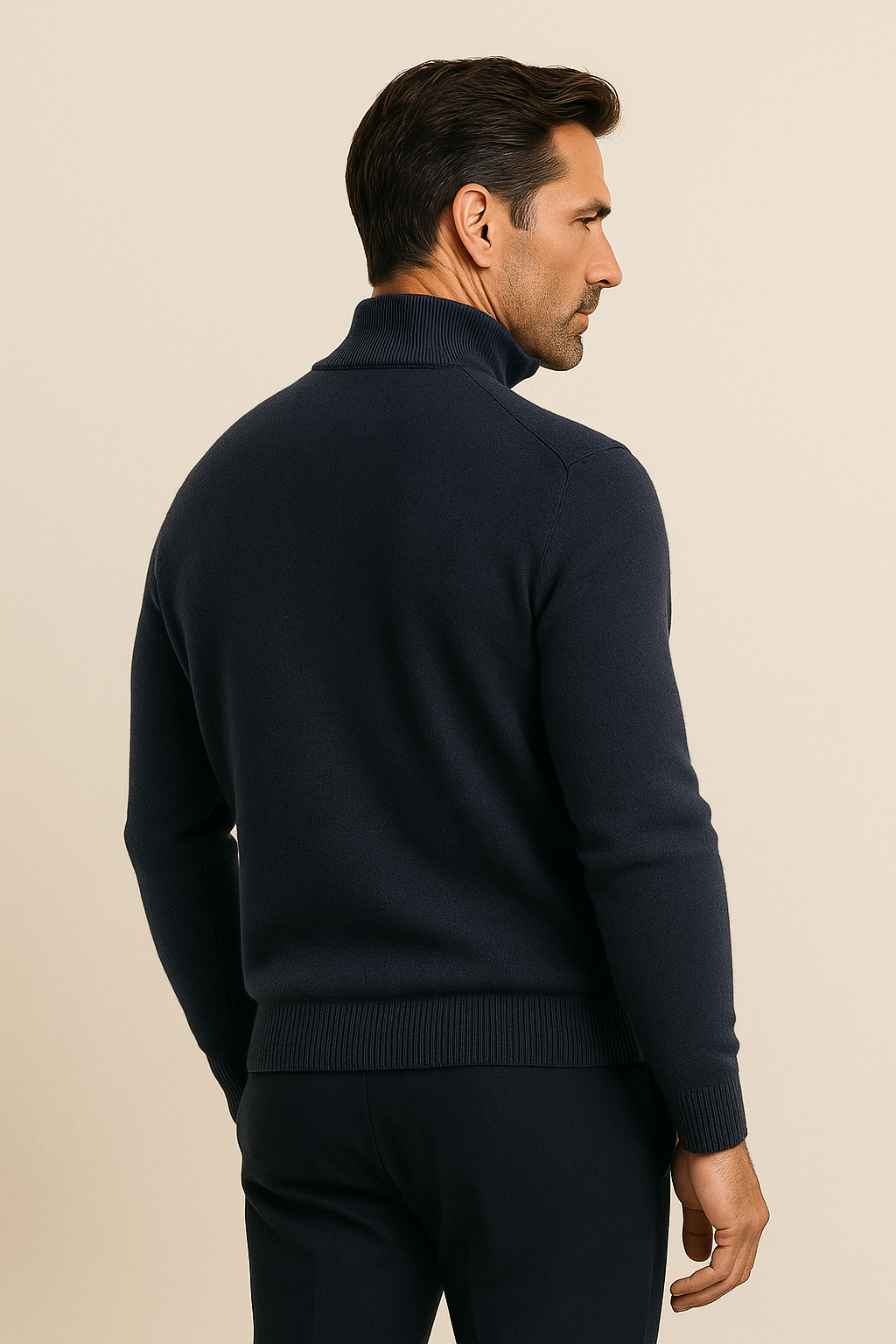 Lunaro Quarter-Zip Knit