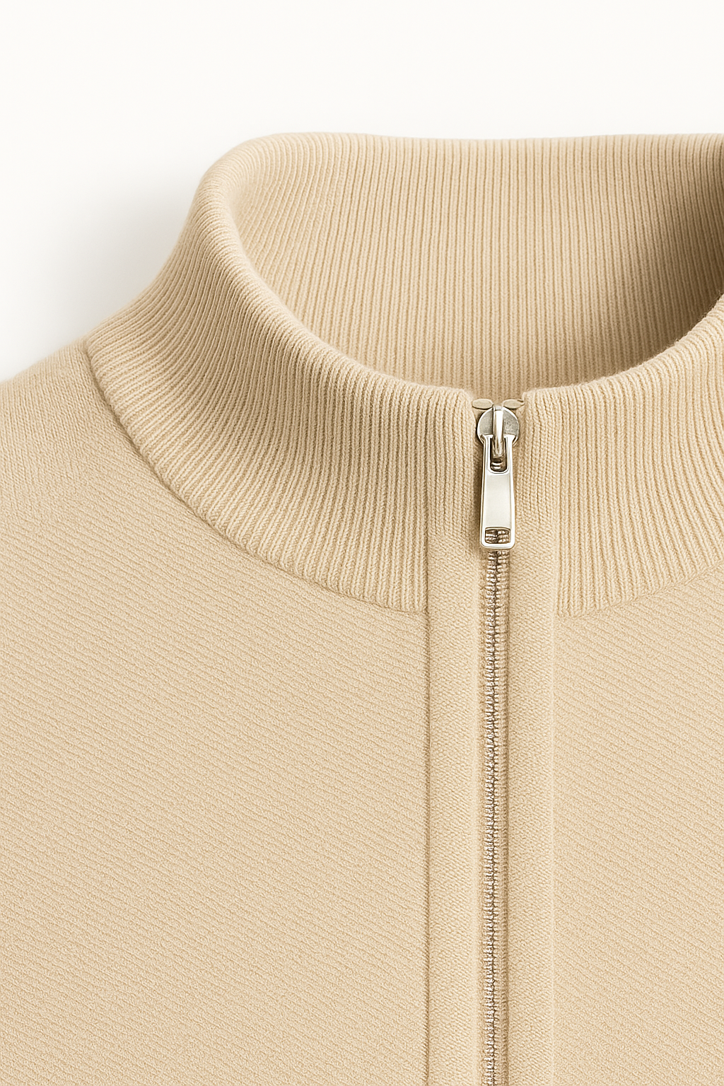 Lunaro Quarter-Zip Knit Cream