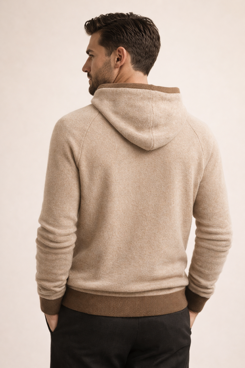 Tommaso Hooded Knit Brown