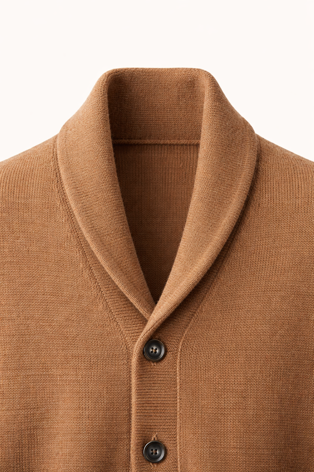 Sebastiano Shawl Cardigan Brown