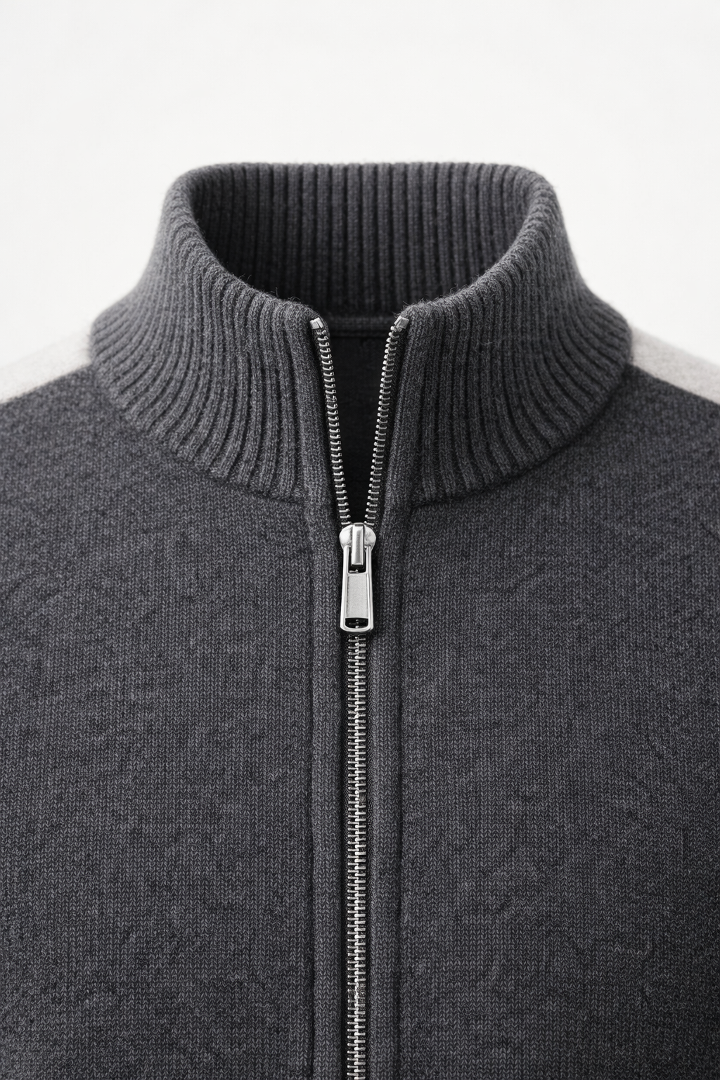 Francesco Merino Cardigan Dark Grey