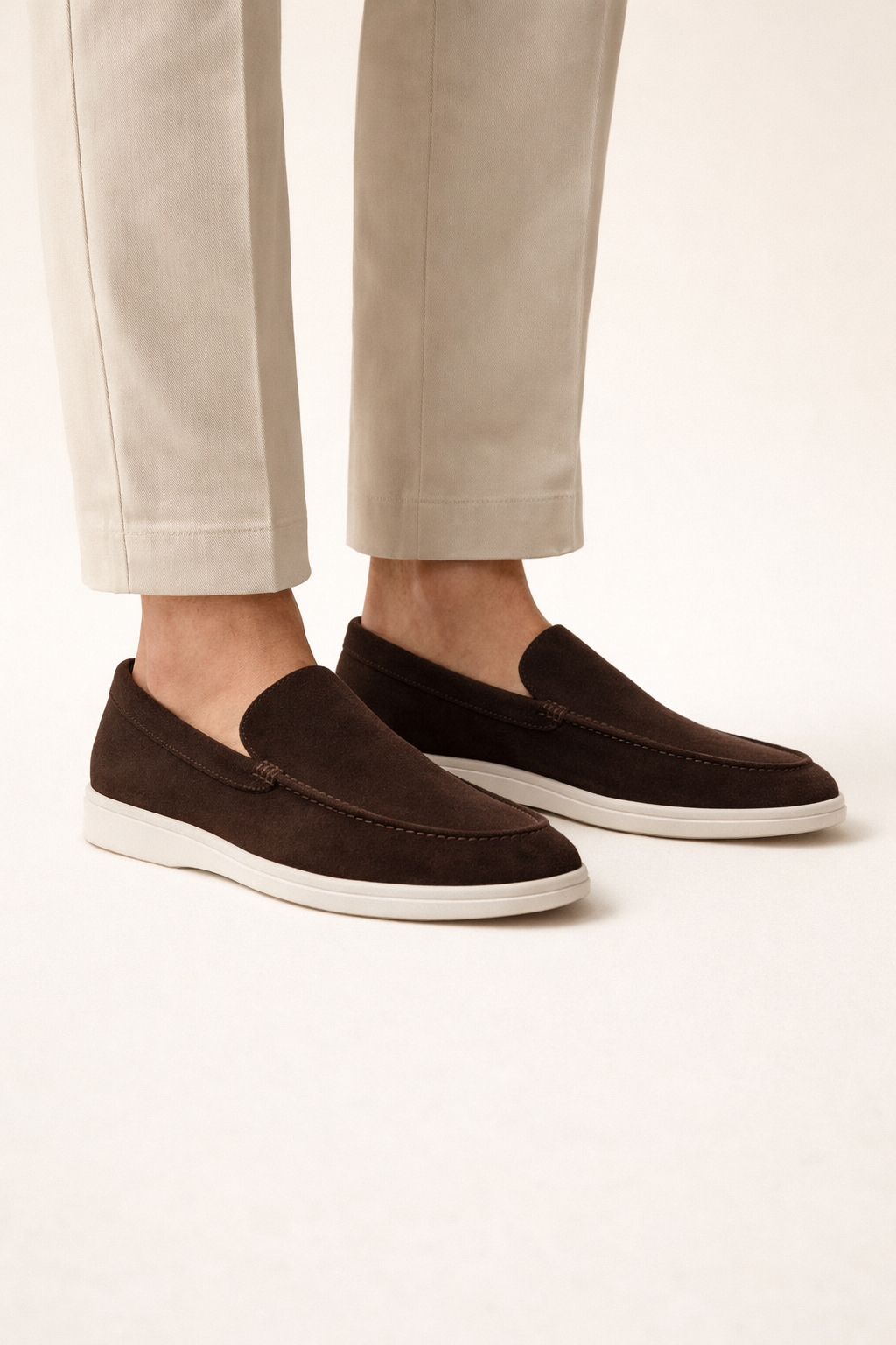 Leonis Suede Loafers Brown