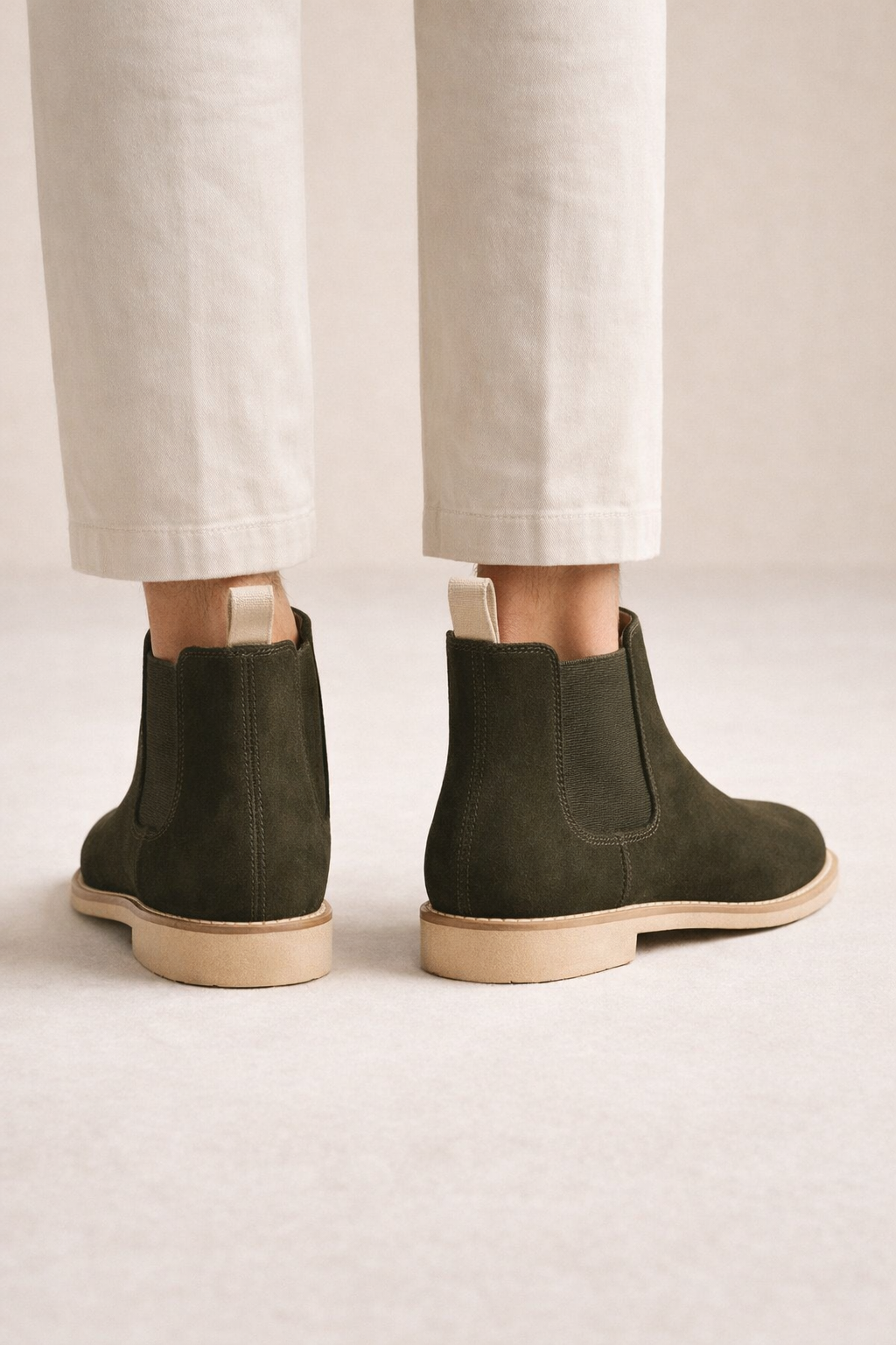 Lerano Chelsea Boots Dark Olive