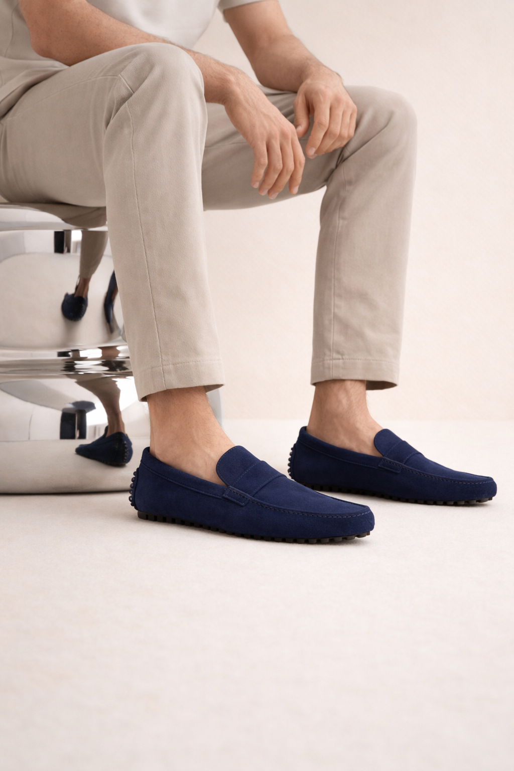 Ravino Driver Loafer Navy