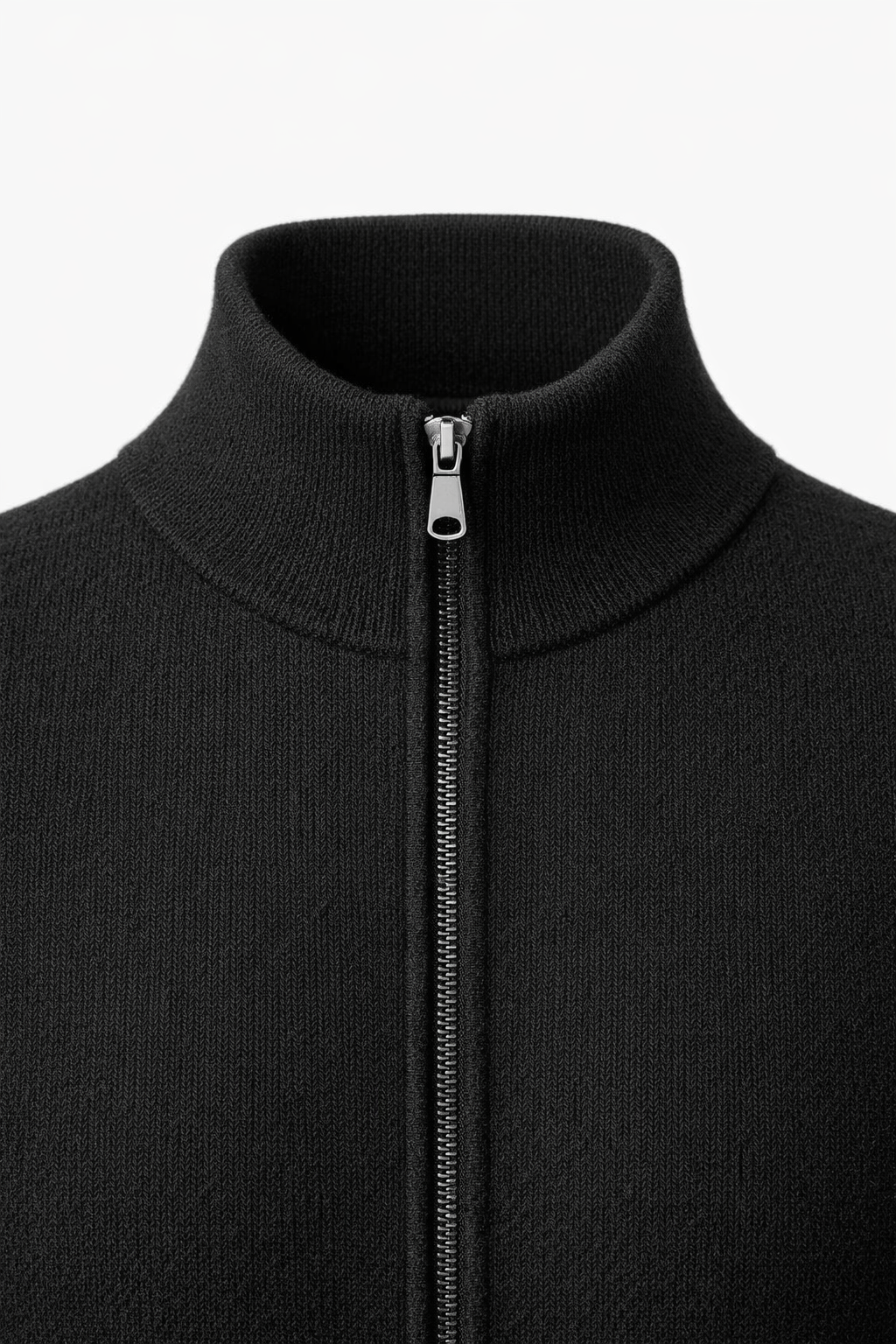 Alberto Merino Zip Vest Black