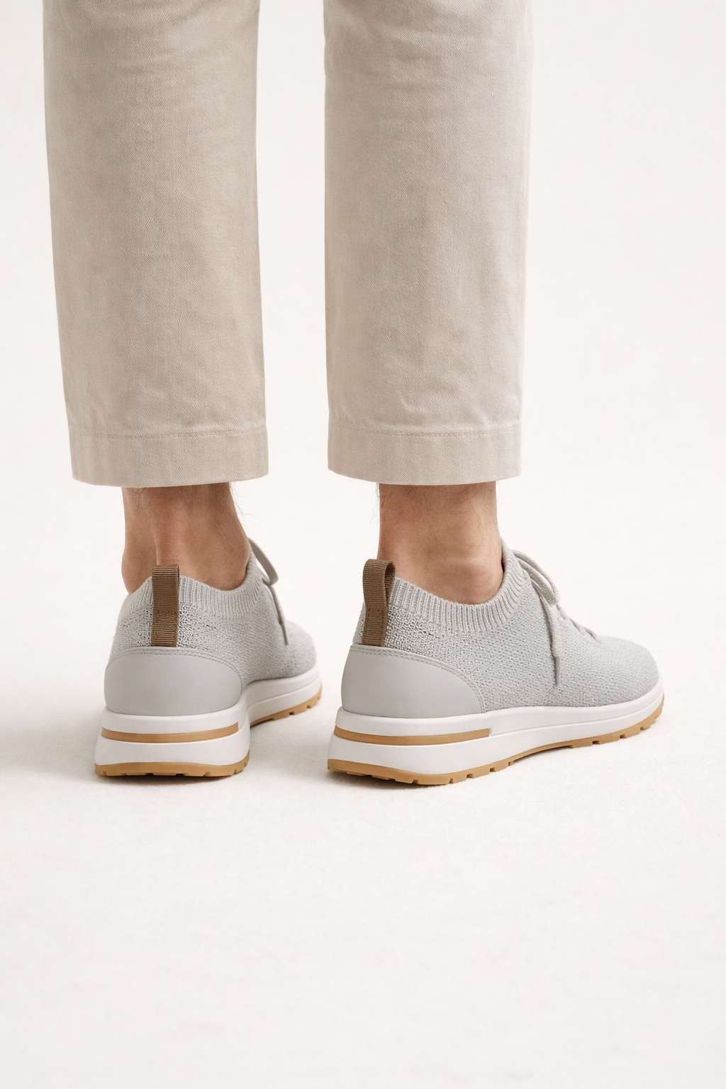 Solano Mesh Slip-On Light Grey