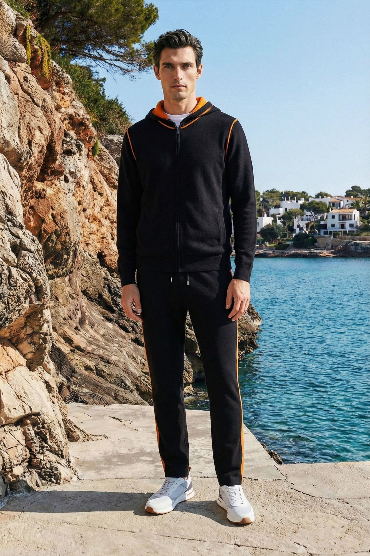 Leonis Cashmere Set Black