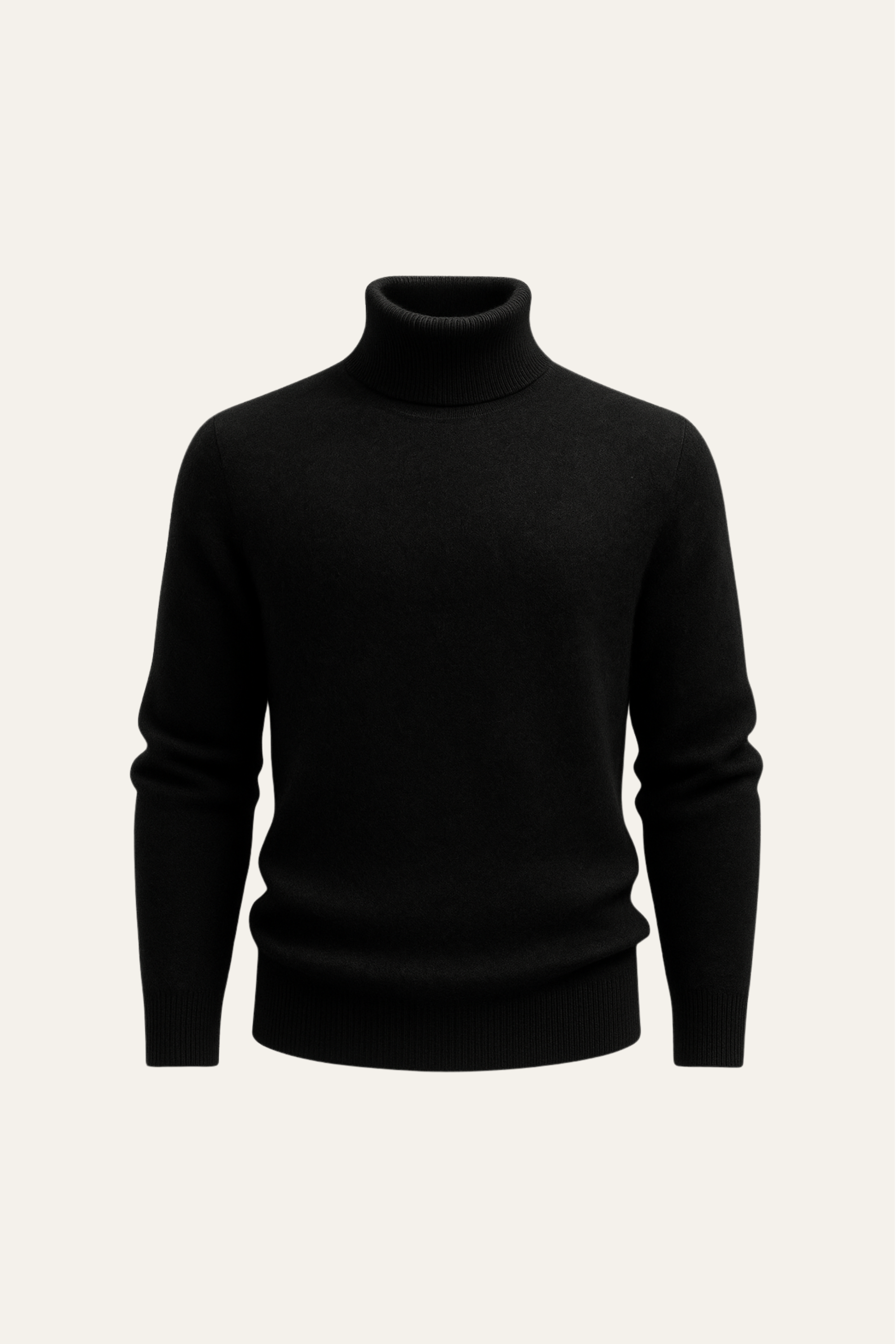 Avenzo Cashmere Turtleneck Black