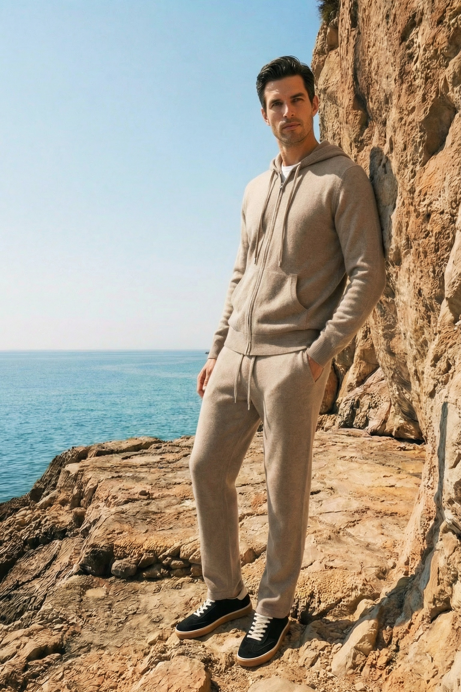 Ariello Cashmere Set Camel