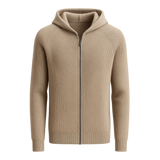 Amalfi Merino Hooded Sweater Taupe