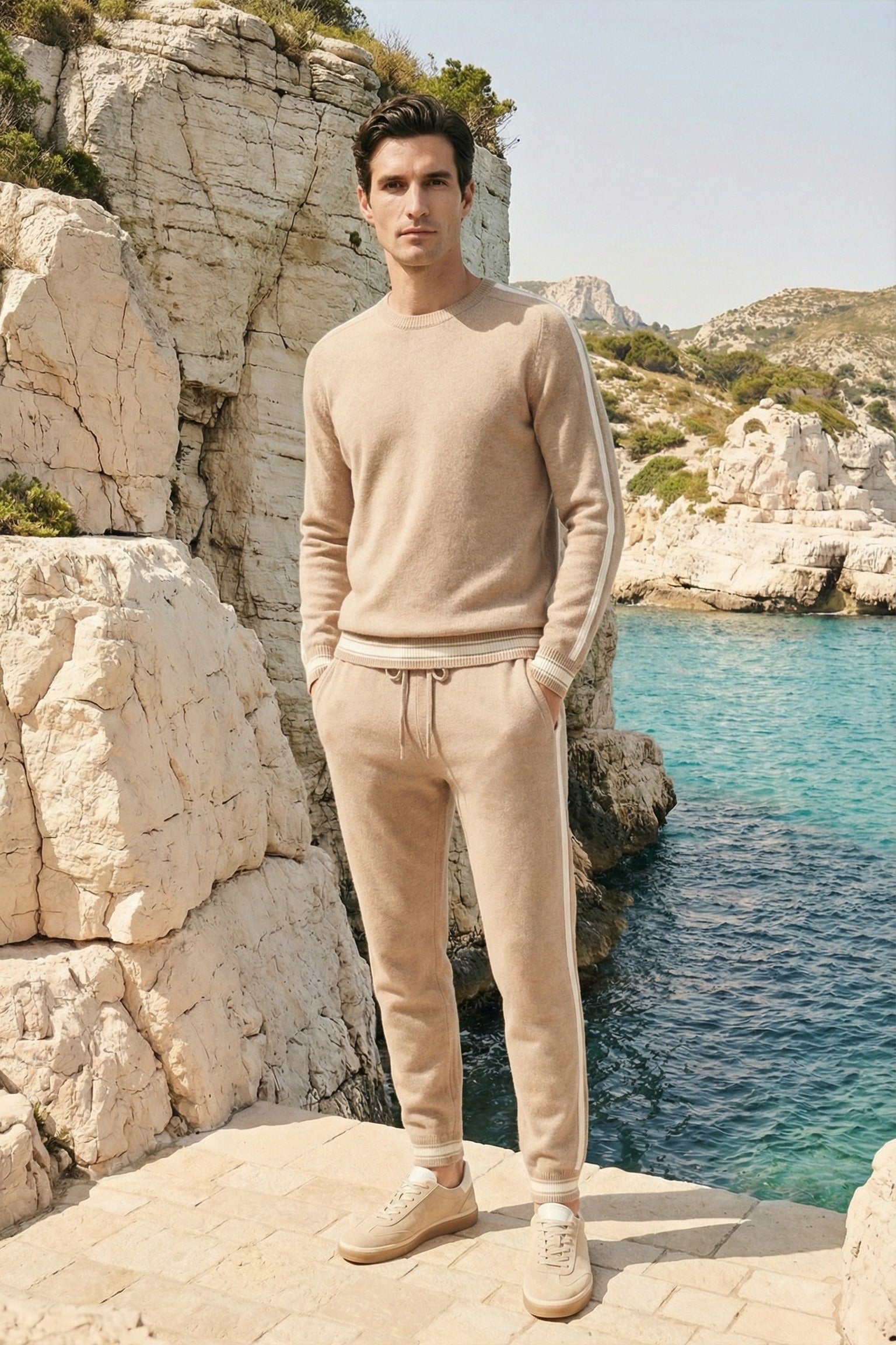 Leomar Cashmere Set Sand