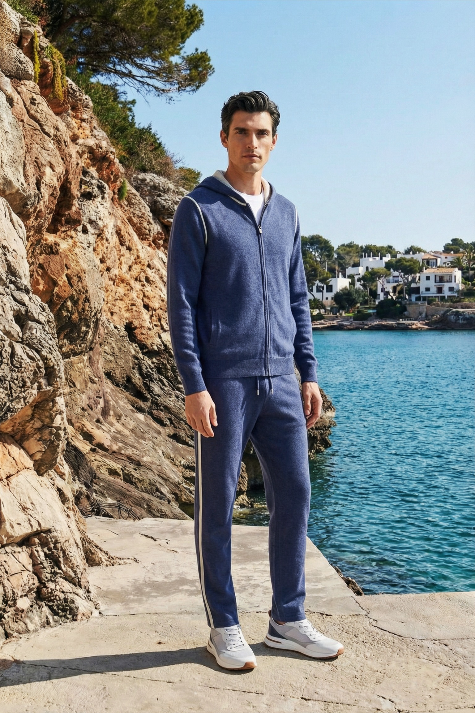 Leonis Cashmere Set Blue