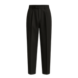 Valenti Gabardine Cotton Pantalon Black