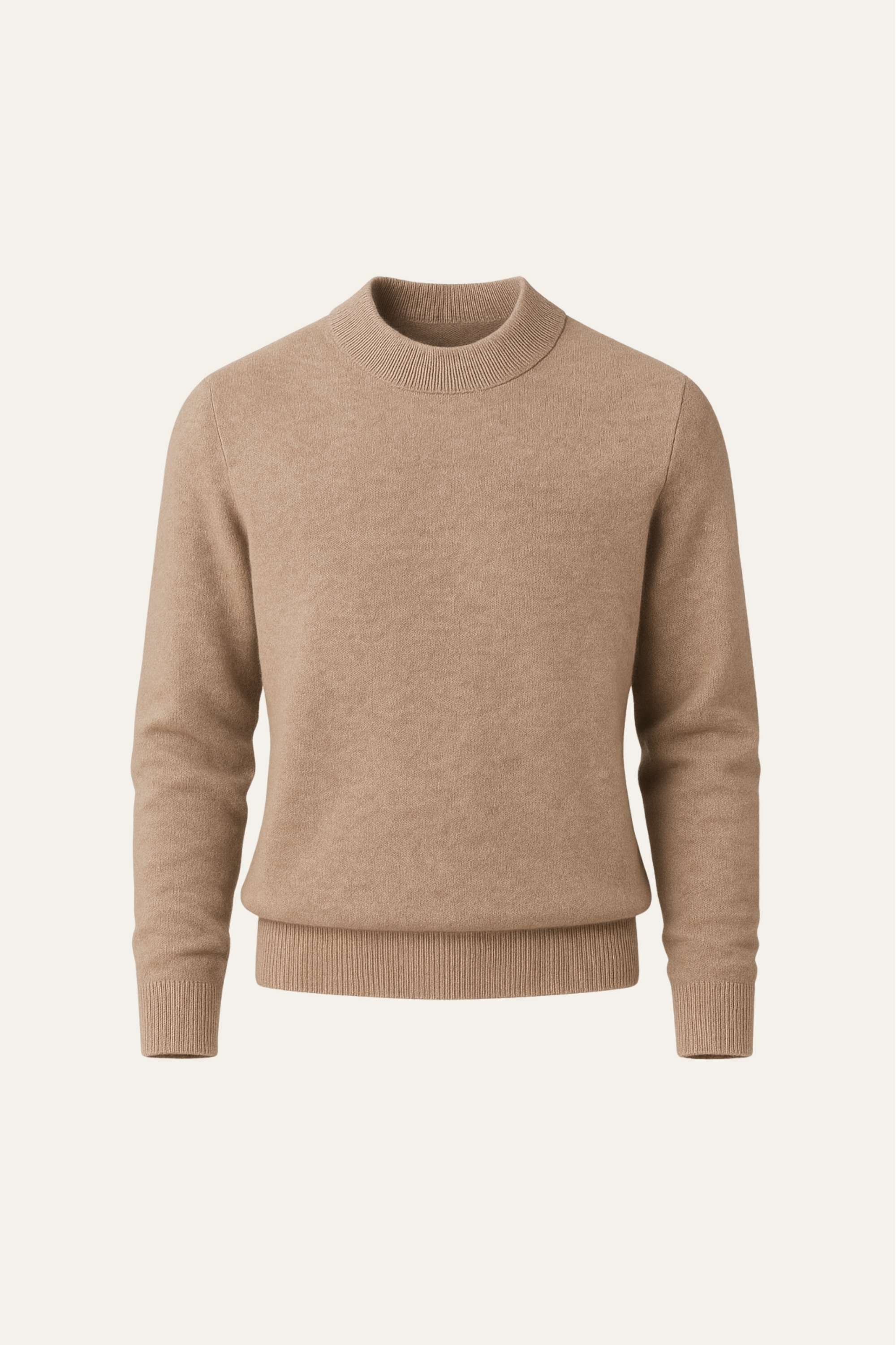 Marenzo Cashmere Crewneck Light Brown
