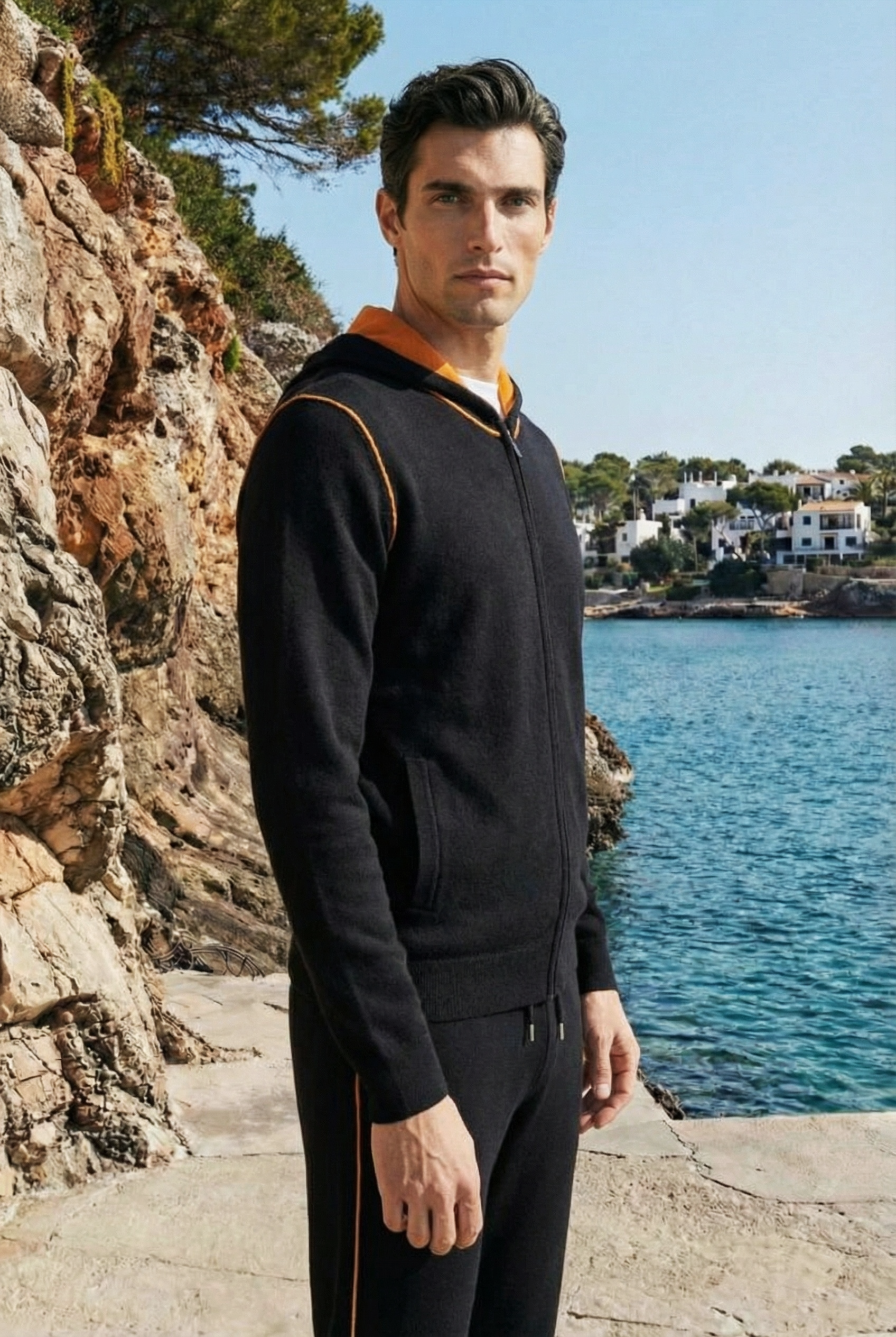 Leonis Cashmere Set Black