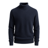 Avenzo Cashmere Turtleneck Navy