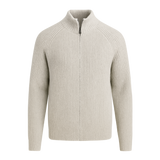 Valeno Wool Zip Knit Grey