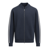 Lorenti Cashmere Zip Knit Navy