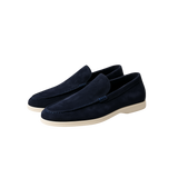 LeoMar V1 Suede Loafers Navy