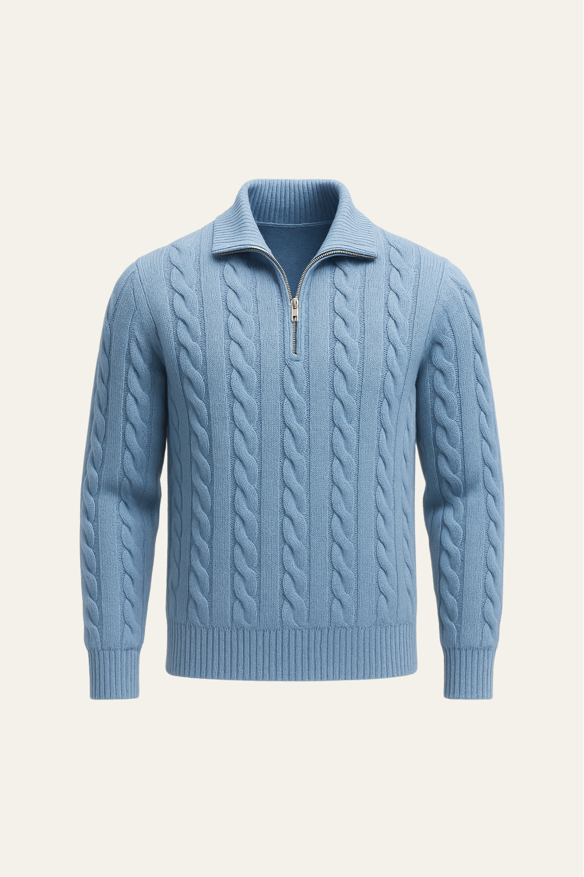 Medici Cable Knit Light Blue