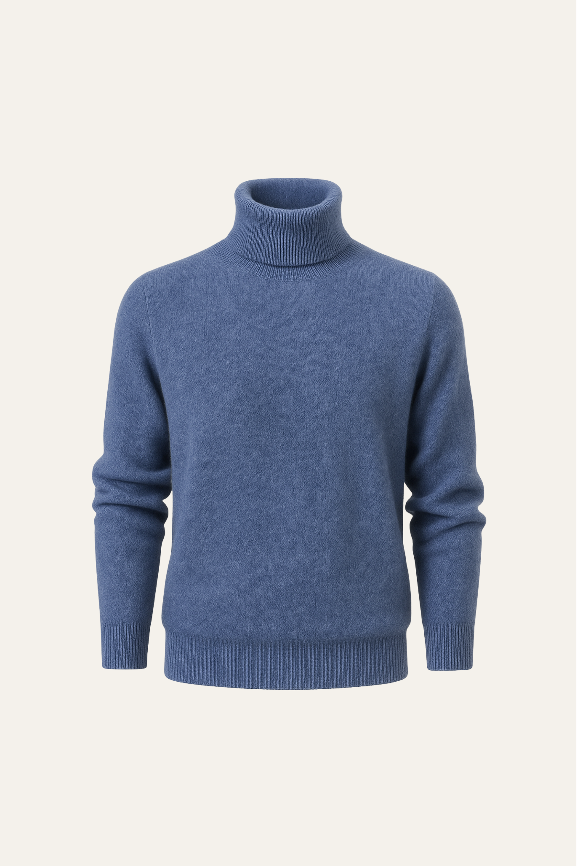 Avenzo Cashmere Turtleneck Blue
