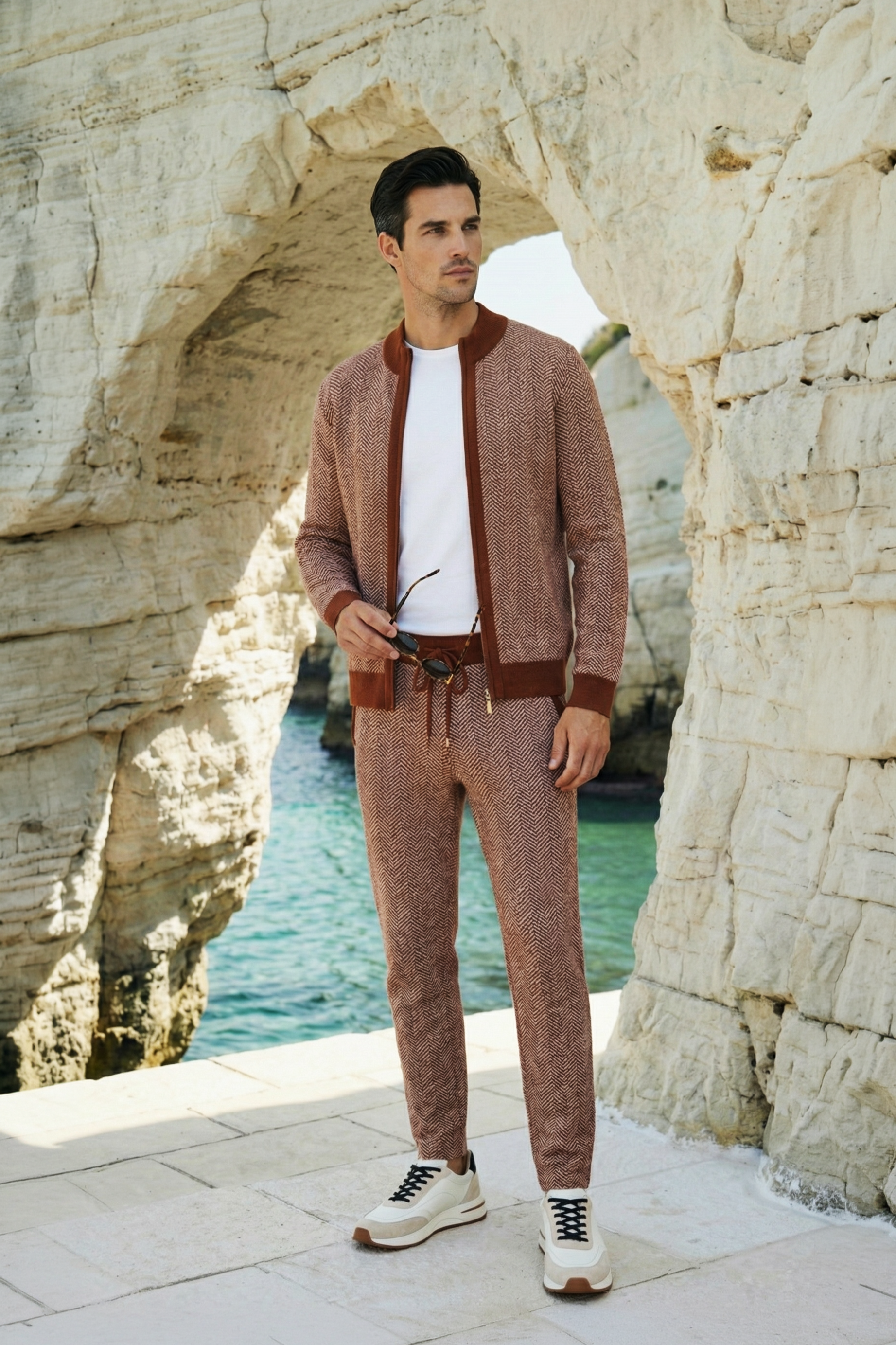 Neroli Zip Set Orange